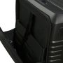 Valise cabine rigide Intuo Extensible avec compartiment ordinateur 55 cm Black