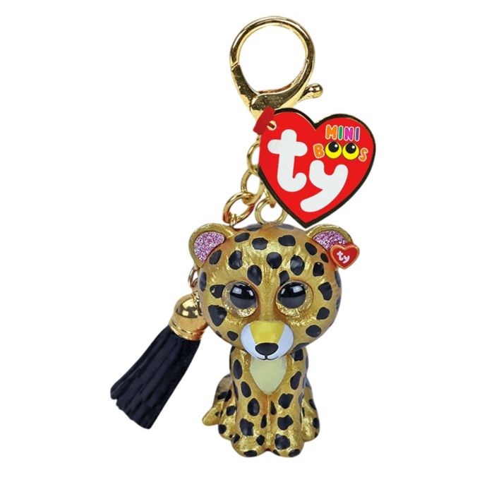 Porte-clés Mini Boos Sterling le Léopard Doré