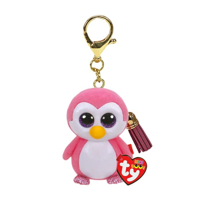 Porte-clés Mini Boos Glider le Pingouin Rose