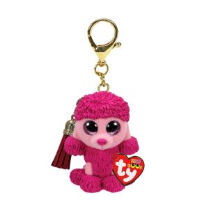 Porte-clés Mini Boos Patsy le Caniche Rose