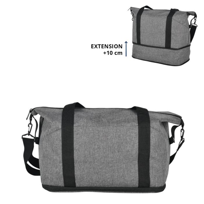 Sac shopping Bigshop Extensible 40 cm Noir