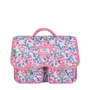 Cartable maternelle Tartine et chocolat 33 cm Fleurs