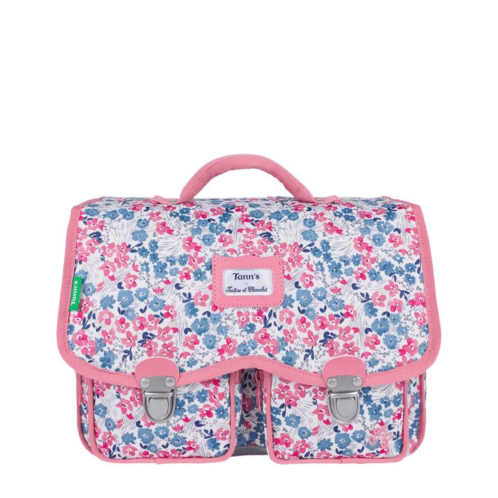 Cartable maternelle Tartine et chocolat 33 cm Fleurs