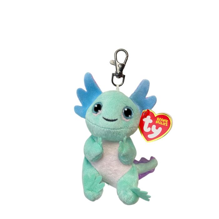 Porte-clés peluche Beanie Bellies 10 cm Alex l'axolotl