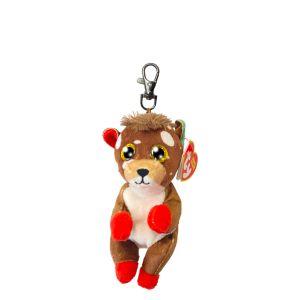 Porte-clés peluche Beanie Bellies 10 cm Juno le renne