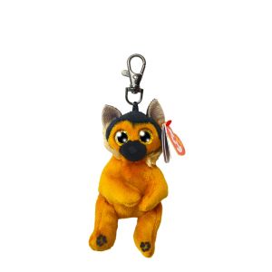Porte-clés peluche Beanie Bellies 10 cm Ace le chien