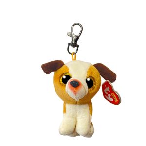 Porte-clés peluche Beanie Boo's 10 cm Hugo le Chien
