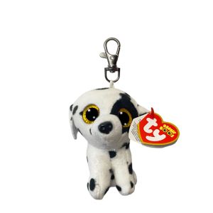 Porte-clés peluche Beanie Boo's 10 cm Luther le dalmatien
