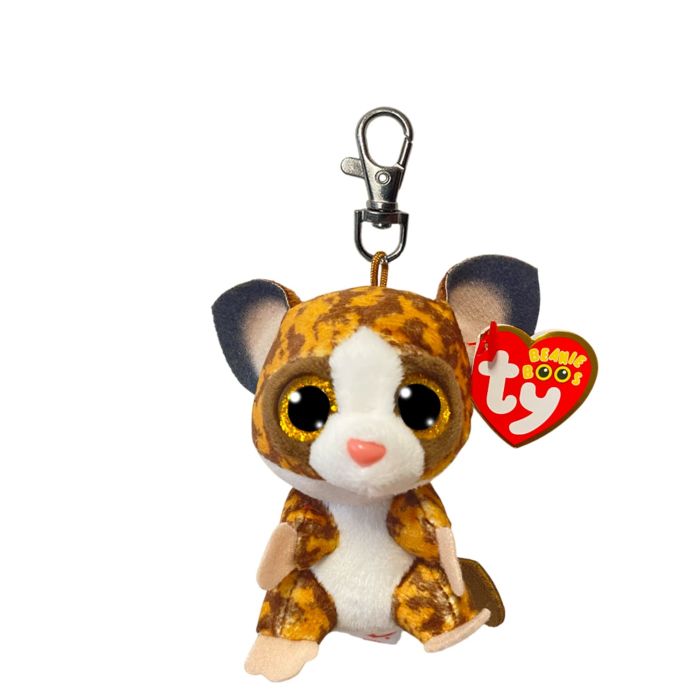 Porte-clés peluche Beanie Boo's 10 cm Binky le galagos