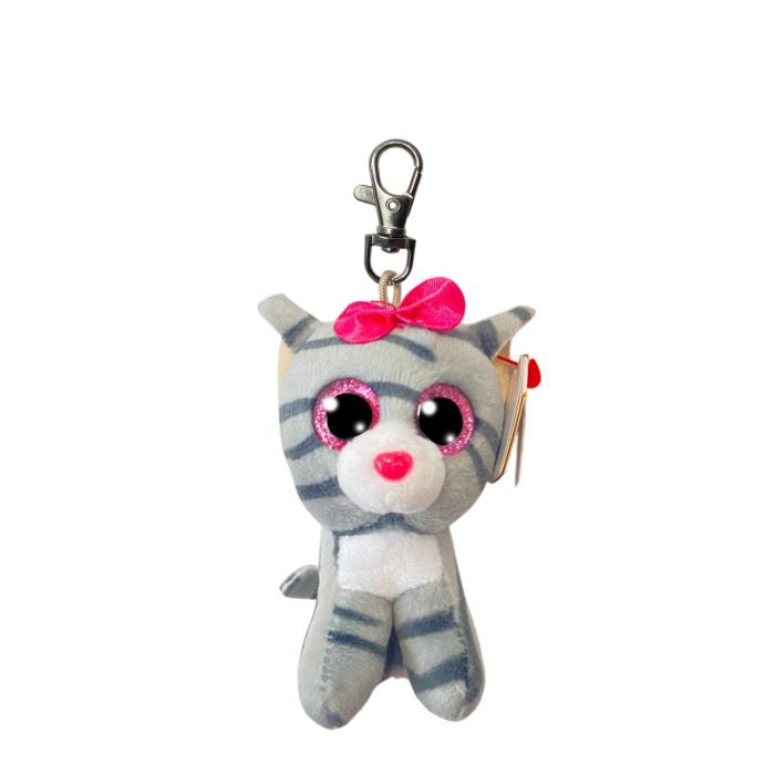 Porte-clés peluche Beanie Boo's 10 cm Kiki le Chat