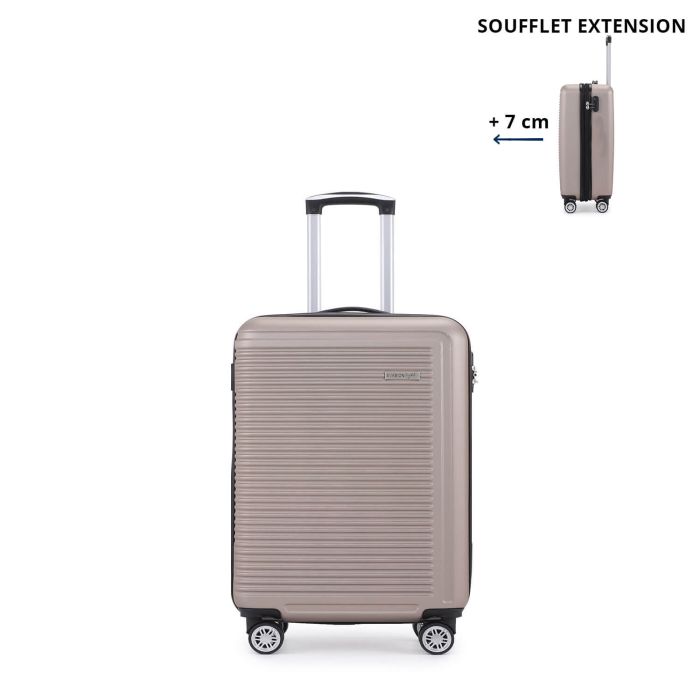 Valise cabine rigide Summer 2.0 Extensible Champagne