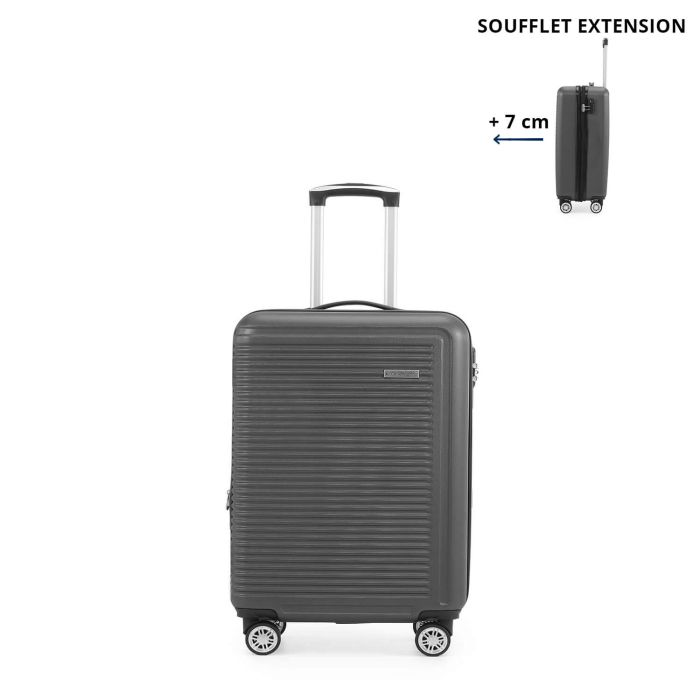 Valise cabine rigide Summer 2.0 Extensible Anthracite
