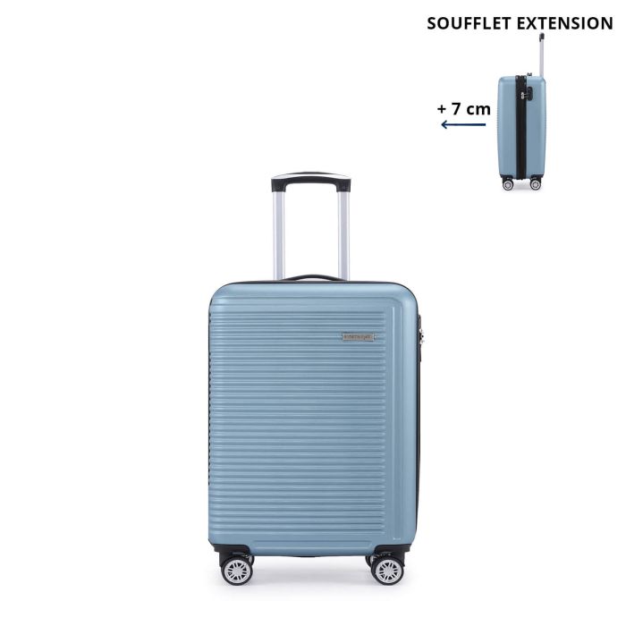 Valise cabine rigide Summer 2.0 Extensible Light Blue