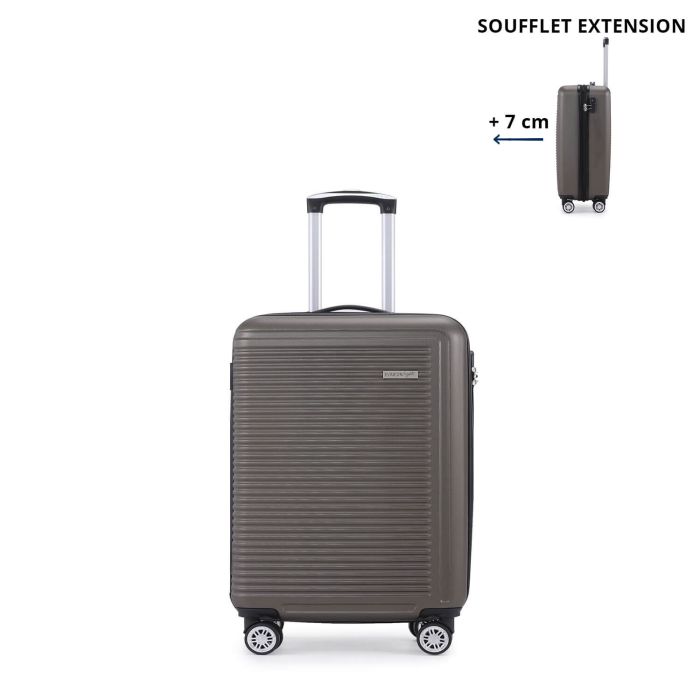 Valise cabine rigide Summer 2.0 Extensible Brown Kaki