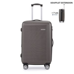Valise rigide L Summer 2.0 Extensible Brown Kaki