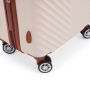 Valise cabine rigide Spring 2.0 Extensible Crème