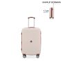 Valise cabine rigide Spring 2.0 Extensible Crème