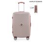 Valise rigide L Spring 2.0 77 cm Extensible Champagne