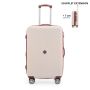 Valise rigide L Spring 2.0 77 cm Extensible Crème