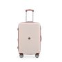 Lot de 3 valises rigides Spring 2.0 Extensibles 55, 67 et 77 cm Crème