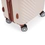 Lot de 3 valises rigides Spring 2.0 Extensibles 55, 67 et 77 cm Crème