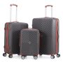 Lot de 3 valises rigides Spring 2.0 Extensibles 55, 67 et 77 cm Anthracite