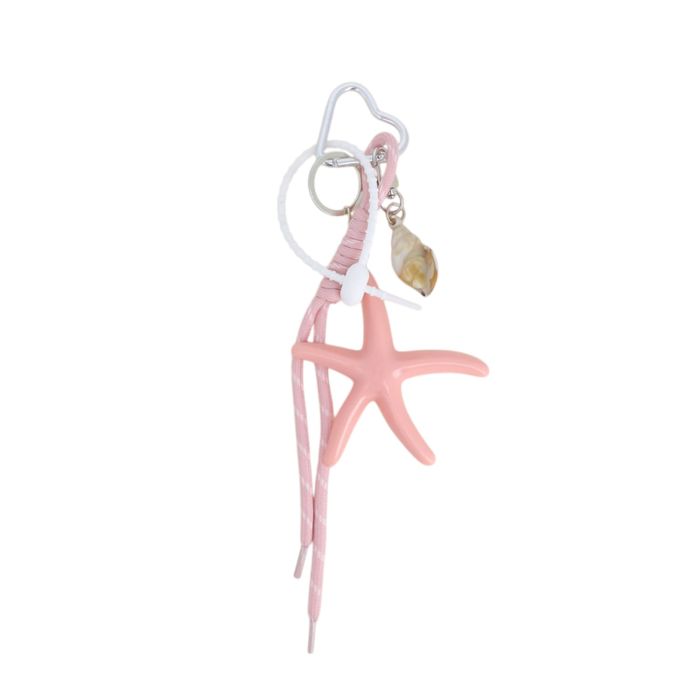 Grigri de sac Etoile de mer Rose