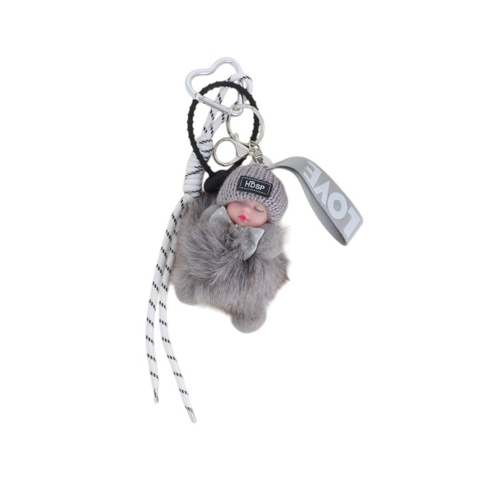 Grigri de sac Poupée Grise