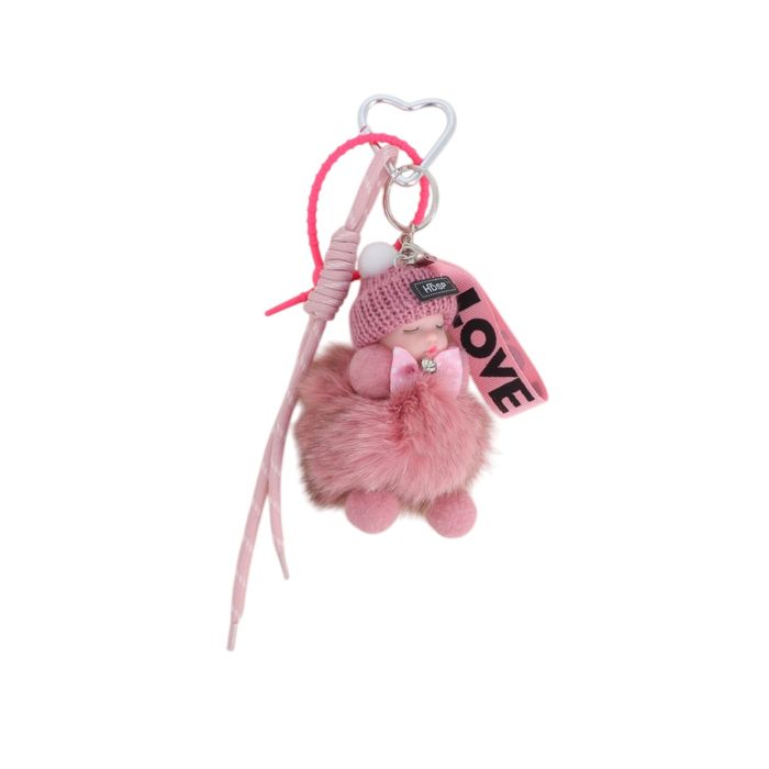 Grigri de sac Poupée Rose