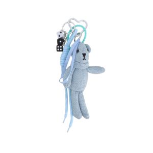 Grigri de sac Nounours Bleu