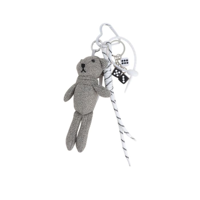 Grigri de sac Nounours Gris