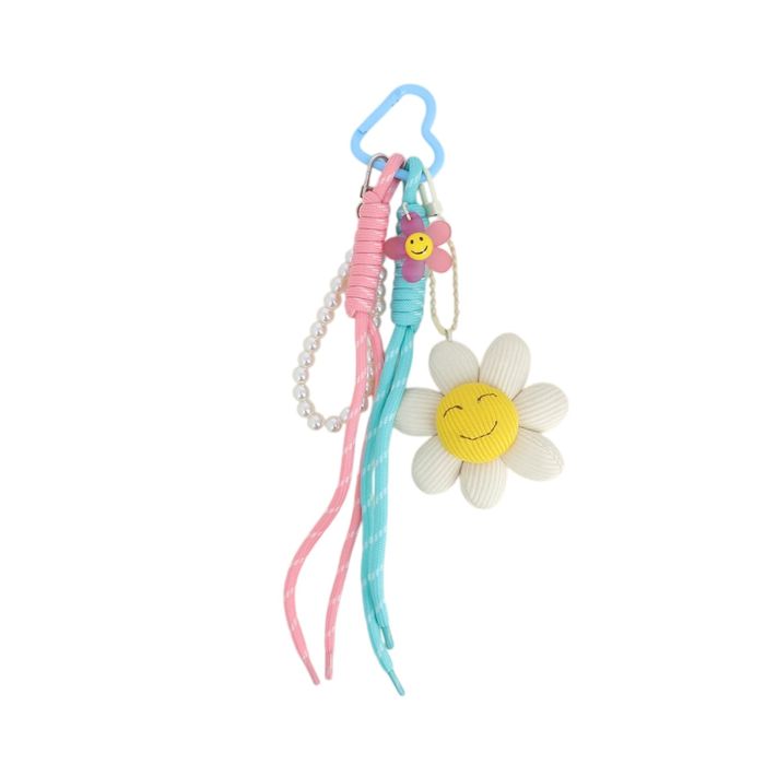 Grigri de sac Fleur Moelleuse Blanc