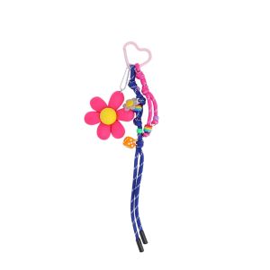 Grigri de sac Fleur Moelleuse Fuschia