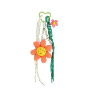 Grigri de sac Fleur Moelleuse Orange