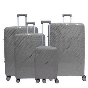 Lot de 4 valises rigides PP 2.0 55.5, 65.5, 76 et 85 cm Beige