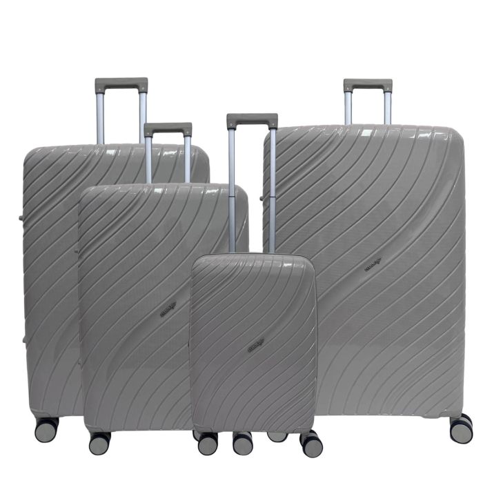 Lot de 4 valises rigides PP 2.0 55.5, 65.5, 76 et 85 cm Beige