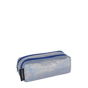 Trousse Double Blue Iridescent 21 cm Bleu