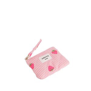 Porte monnaie 11 cm Fraise