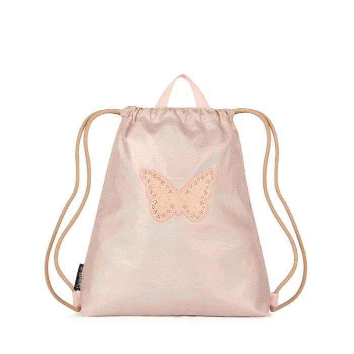 Sac de sport Gym Bag Pink Iridescent Butterfly