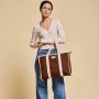 Sac Cabas Oscar 42 cm Chocolat
