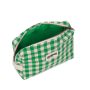 Trousse de toilette Léon 22 cm Vichy Vert