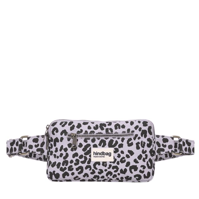 Sac banane Harry 24 cm Leopard Lilas