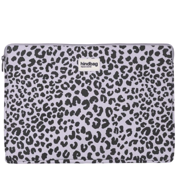 Housse ordinateur Ava M 15 pouces Leopard Lilac