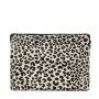 Housse ordinateur Ava S 13 pouces Leopard Ecru