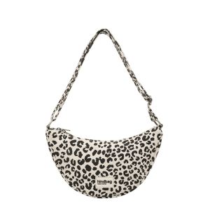 Sac banane Andréa 32 cm Leopard Ecru