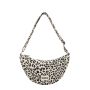 Sac banane Andréa 32 cm Leopard Ecru