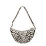 Sac banane Andréa 32 cm Leopard Ecru