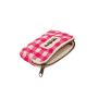 Porte monnaie Lili 13 cm Vichy Rose