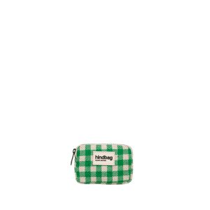 Porte monnaie Lili 13 cm Vichy Vert