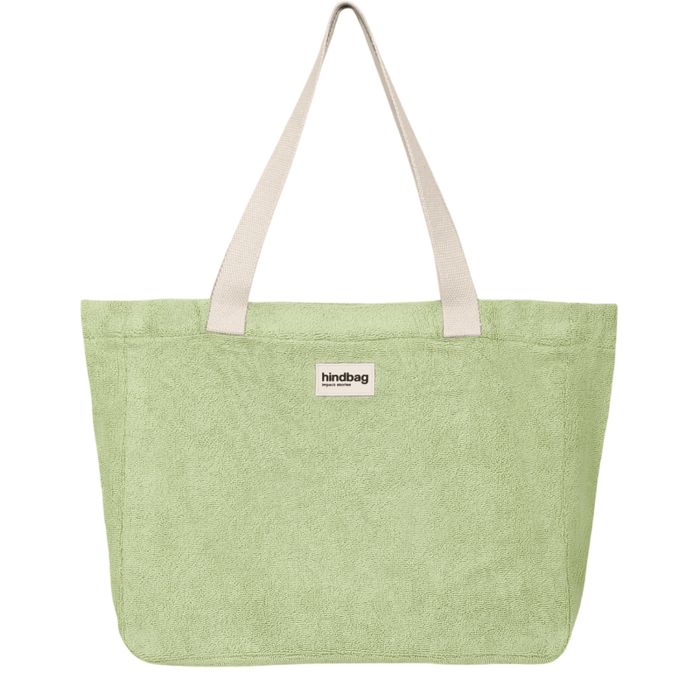 Sac shopping Claude Eponge 40cm Vert Amande